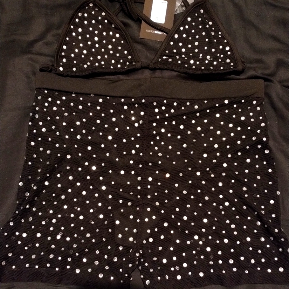 NWT Fashion Nova 2pc swimsuit